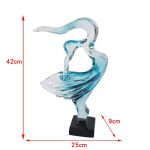 Creative figures, abstract transparent resin sculptures, decorative ornaments, hotel living rooms, entrance halls, model rooms, soft decoration artworks