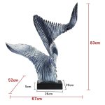 Modern Creative Transparent Resin Sculpture Hotel Sales Office TV Cabinet Living Room Entrance Soft Decoration Artwork Display