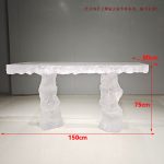 Modern minimalist transparent resin crystal glacier tea table designer with a high-end feel, home office water ripple table