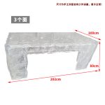 Light luxury transparent resin crystal island table, clubhouse, villa beauty salon, designer’s creative glacier tea table customization