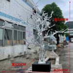 Hotel lobby abstract transparent tree hanging sculpture welcoming guests pine resin ornaments villa large soft decoration artwork