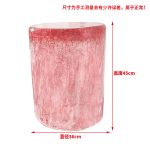 Modern minimalist transparent resin bench, living room, study, home office, business negotiation, light luxury crystal pedestal chair