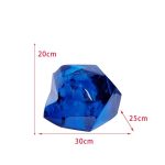 Hotel Club Large Transparent Landscape Stone Sculpture Resin Ornaments Sales Office Villa Pond Decorative Artwork