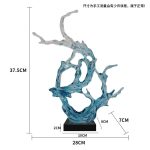 Large scale foam decorations in the lobby and atrium of the hotel, transparent resin sculptures, sales office entrance, floor decorations, art