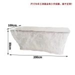 Transparent resin glacier bar counter table custom hotel living room home tea table high-end luminous island design