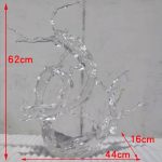 Large scale foam decorations in the lobby and atrium of the hotel, transparent resin sculptures, sales office entrance, floor decorations, art