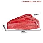 Transparent resin luminous landscape stone sculpture villa courtyard hotel pool model room floor soft decoration ornament