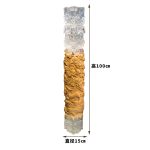 Transparent resin ceiling hanging wooden columns, sculptures, hotel sales offices, villas, aerial hanging art ornaments