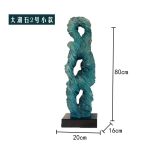 Modern abstract transparent resin sculpture decoration hotel villa home living room porch the Taihu Lake lake stone decoration crafts