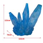 Transparent resin crystal simulation ice cone ornament, shopping mall, amusement park, snow mountain scenery, luminous ice pillar sculpture decoration