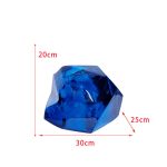 Transparent resin luminous landscape stone sculpture villa courtyard hotel pool model room floor soft decoration ornament