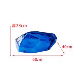 Transparent resin luminous landscape stone sculpture villa courtyard hotel pool model room floor soft decoration ornament