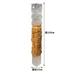 Transparent resin ceiling hanging wooden columns, sculptures, hotel sales offices, villas, aerial hanging art ornaments