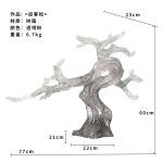Hotel lobby abstract transparent tree hanging sculpture welcoming guests pine resin ornaments villa large soft decoration artwork