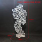 New Chinese abstract transparent resin the Taihu Lake stone sculpture hotel lobby villa courtyard high-end decoration floor decoration
