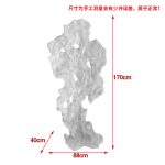 New Chinese abstract transparent resin the Taihu Lake stone sculpture hotel lobby villa courtyard high-end decoration floor decoration