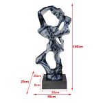 Abstract the Taihu Lake Stone Sculpture Hotel Lobby Sample Room Villa porch Transparent resin soft decoration artwork