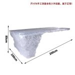 Transparent resin glacier bar counter table custom hotel living room home tea table high-end luminous island design