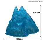 Modern minimalist transparent resin rockery sculpture decoration villa courtyard hotel lobby front desk model room decoration