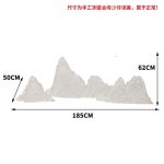 Modern minimalist transparent resin rockery sculpture decoration villa courtyard hotel lobby front desk model room decoration