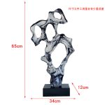 Modern abstract transparent resin sculpture decoration hotel villa home living room porch the Taihu Lake lake stone decoration crafts