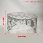 Transparent resin glacier bar counter table custom hotel living room home tea table high-end luminous island design
