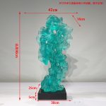 Modern abstract large transparent resin sculpture the Taihu Lake stone decoration hotel sales office sample room soft decoration handicraft