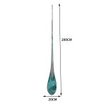 Transparent resin water droplet spray sculpture hotel large floor decoration villa living room entrance decoration art hanging decoration