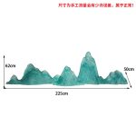 Modern minimalist transparent resin rockery sculpture decoration villa courtyard hotel lobby front desk model room decoration