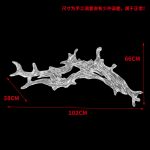 Transparent waves hanging in the air in the hotel lobby, artistic decorative resin ornaments hanging from the ceiling of the sales office in the shopping mall