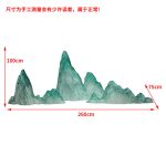 Modern minimalist transparent resin rockery sculpture decoration villa courtyard hotel lobby front desk model room decoration