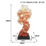 Modern abstract large transparent resin sculpture the Taihu Lake stone decoration hotel sales office sample room soft decoration handicraft