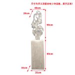 Modern creative abstract crafts sculptures, transparent resin ornaments in the entrance hall, floor to ceiling living room soft decoration, high-end atmosphere