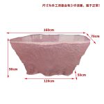 Transparent resin luminous crystal island, light luxury home dining table, ice cubes, stones, high-end feeling, hotel reception bar, front desk