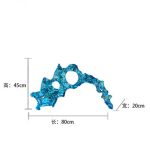 Modern Creative Abstract Ornaments Hotel Sales Office Villa Living Room Transparent Resin Sculpture Entrance Art Decoration