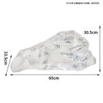 Hotel Club Large Transparent Landscape Stone Sculpture Resin Ornaments Sales Office Villa Pond Decorative Artwork