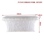 Transparent resin luminous crystal island, light luxury home dining table, ice cubes, stones, high-end feeling, hotel reception bar, front desk