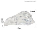 Transparent resin luminous landscape stone sculpture villa courtyard hotel pool model room floor soft decoration ornament