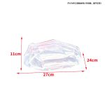 Transparent resin luminous landscape stone sculpture villa courtyard hotel pool model room floor soft decoration ornament