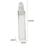 Transparent gold foil lion landing ornament Pixiu tie horse stake pillar Hotel sales office Villa wealth attraction Town house sculpture