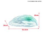 Transparent resin luminous landscape stone sculpture villa courtyard hotel pool model room floor soft decoration ornament