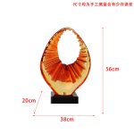Modern Creative Abstract Ornaments Hotel Sales Office Villa Living Room Transparent Resin Sculpture Entrance Art Decoration