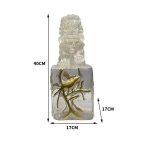 Transparent gold foil lion landing ornament Pixiu tie horse stake pillar Hotel sales office Villa wealth attraction Town house sculpture