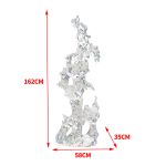 Modern abstract large transparent resin sculpture the Taihu Lake stone decoration hotel sales office sample room soft decoration handicraft