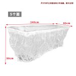 Transparent resin luminous crystal island, light luxury home dining table, ice cubes, stones, high-end feeling, hotel reception bar, front desk