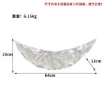 Modern Creative Abstract Ornaments Hotel Sales Office Villa Living Room Transparent Resin Sculpture Entrance Art Decoration