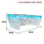 Transparent resin glacier bar counter table custom hotel living room home tea table high-end luminous island design
