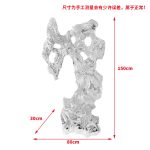 Modern abstract large transparent resin sculpture the Taihu Lake stone decoration hotel sales office sample room soft decoration handicraft