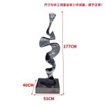 Creative model room, transparent resin sculpture, living room, desktop home, entrance niche, vertical high ornament, abstract decoration