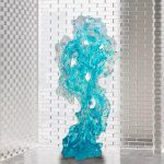 Hotel lobby abstract the Taihu Lake stone decoration sales office model room large floor transparent resin sculpture decoration